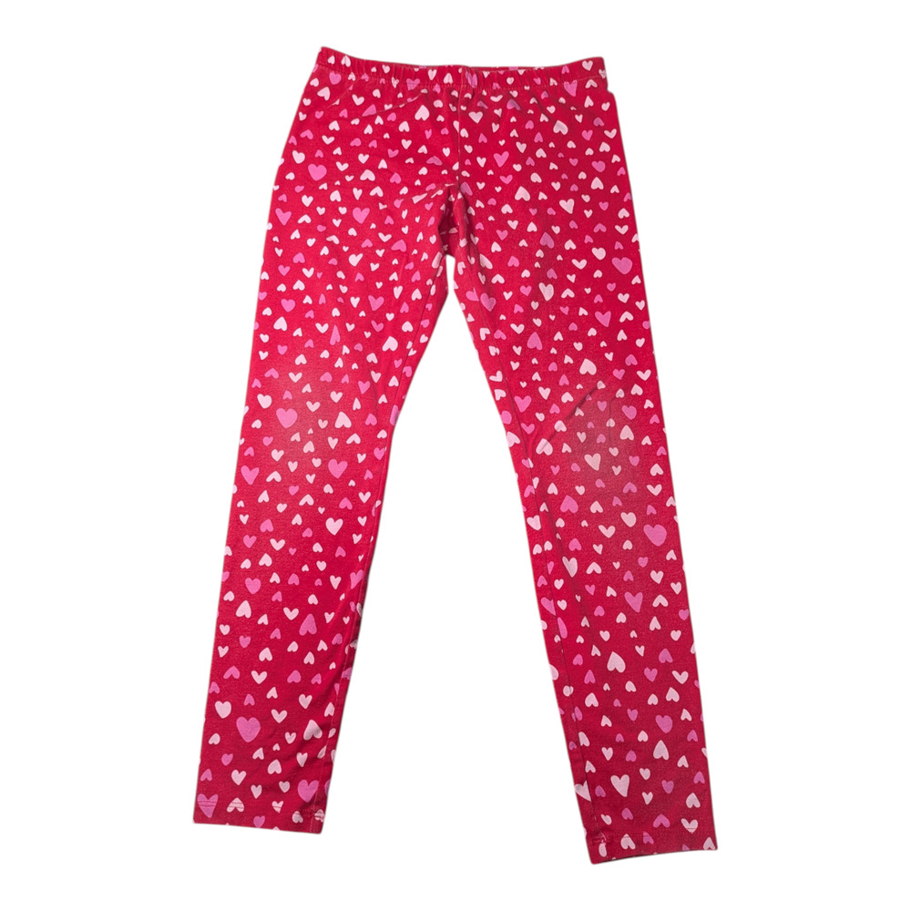 Celebrate Girls Heart Leggings Valentine's Day Size XL 14-16